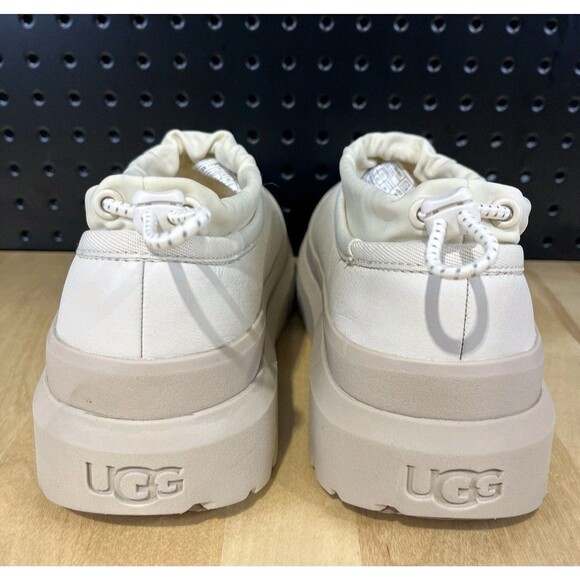 UGG UNISEX Tasman Weather Hybrid Slippers Birch White Leather 1158351 Sz M 4 W 6 - Picture 7 of 8